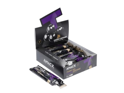 AMACX Turbo Gel Cassis + Koffein | 12 Beutel Box
