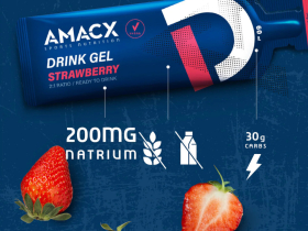 AMACX Drink Gel Erdbeere | 60 ml Beutel