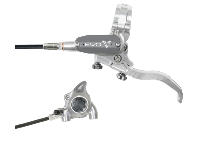 HOPE Scheibenbremse EVO X2 FM | einzeln | silber/smoke Hinterradbremse Standard