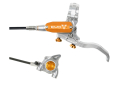 HOPE Scheibenbremse EVO X2 FM | einzeln | silber/orange Vorderradbremse Standard