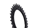 ALUGEAR Kettenblatt rund AERO Direct Mount | 1-fach Narrow Wide SRAM Thread Mount für XX / XX SL Powermeter | 3 mm Offset | schwarz 36 Zähne