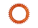 ALUGEAR Chainring round AERO Direct Mount | 1-speed Narrow Wide SRAM Thread Mount for XX / XX SL Powermeter | 3 mm Offset | orange 30 teeth