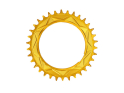 ALUGEAR Chainring round AERO Direct Mount | 1-speed Narrow Wide SRAM Thread Mount for XX / XX SL Powermeter | 3 mm Offset | gold 30 teeth