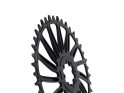 FRAEZEN Chainring Gravel BLATT round Direct Mount | 1-speed SRAM 8-hole Road / Gravel | black 48 Teeth