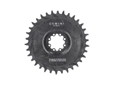 Gemini Chainring Rigel Carbon round Direct Mount | 1-speed narrow-wide SRAM 8-hole 38 Teeth