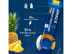 AMACX Energieriegel Fruit Chew Pina | 38g Riegel