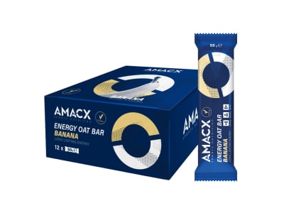 AMACX Energieriegel Oat Bar Banane | 12 Riegel Box