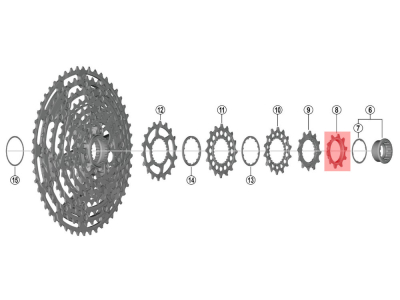 SHIMANO Sprocket for CS-M9200 XTR / CS-M8200 Deore XT 10-51