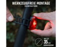 SIGMA SPORT LED Akku Set Scheinwerfer Aura 40 + Rücklicht Hiro 10 | StVZO