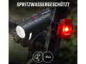 SIGMA SPORT LED Akku Set Scheinwerfer Aura 50 + Rücklicht Hiro 10 | StVZO