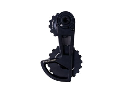 CYCLINGCERAMIC Oversized Derailleur Cage Pro Gravel For SRAM AXS XPLR Rival / Force / Red 12-Speed | black