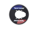 MICHE Chainring X1-RD 4-Arm 110 BCD | 1-speed asymmetric for Shimano Dura-Ace FC-R9200 | Team Edition 64 Teeth