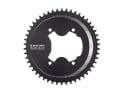 WOLF TOOTH Chainring Aero 110 BCD Road / Gravel Drop-Stop ST 1-speed Shimano GRX 4-hole | black 52 Teeth