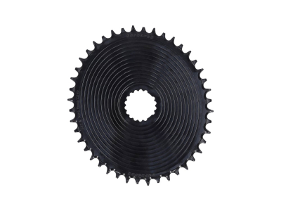 GARBARUK Chainring Oval Road / CX / Gravel | Cannondale Direct Mount | Aero | black 54 Teeth