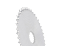 GARBARUK Chainring Oval Road / CX / Gravel | Cannondale Direct Mount | Aero | silver 52 Teeth