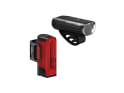 LEZYNE Light Set Battery | Front Light Macro Drive 500+ / Rear Light Strip Drive+ | StVZO