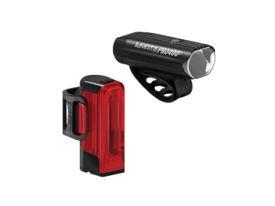 LEZYNE Beleuchtungsset Akku Scheinwerfer Hecto Drive Pro 400+ / Rücklicht Strip Drive+ | StVZO