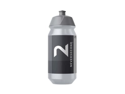 NEVERSECOND x TACX Trinkflasche Shiva 500 ml | grau