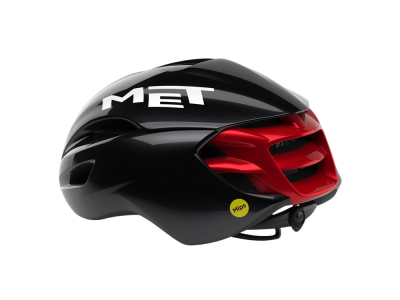 MET Fahrradhelm Manta MIPS | schwarz / rot glnzend