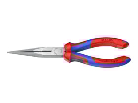 KNIPEX Flachrundzange mit Schneide | lang