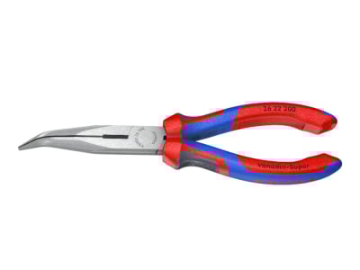 KNIPEX Flachrundzange mit Schneide 40° | lang