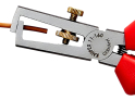 KNIPEX Abisolierzange mit Öffnungsfeder / universal | bis 5 mm