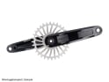 FRAEZEN Crank | SRAM 8-Hole Chainring 28.99 mm SRAM DUB Shaft | black 170 mm