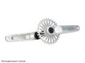 FRAEZEN Crank | SRAM 8-Hole Chainring 28.99 mm SRAM DUB Shaft | silver 155 mm