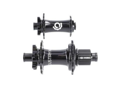 INDUSTRY NINE Naben Set MTB Hydra 2 Classic 6-Loch BOOST | Freilauf Shimano Micro Spline | schwarz