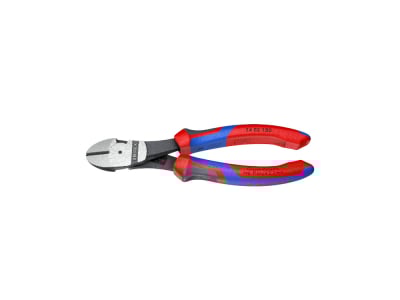 KNIPEX Kraft-Seitenschneider schwarz atramentiert | kurz 180 mm