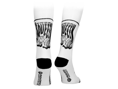 MALDITA BUENA SUERTE X R2BIKE Socks Squeeek | white XL | 44-46