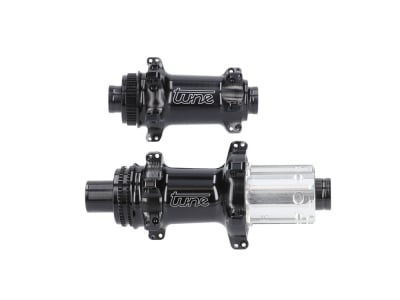 TUNE Hub Set Nano CL Center Lock | 12x100 mm / 12x142 mm | Standard Bearings | Freewheel Shimano HG 10- / 11- / 12-speed | black