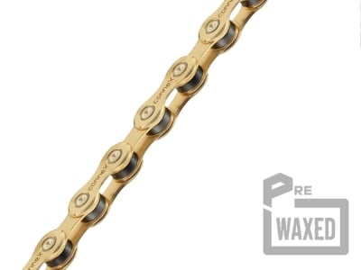 CONNEX pre-waxed Kette 11SG WAX inkl. Kettenschloss | 11-fach | 118 Glieder | gold