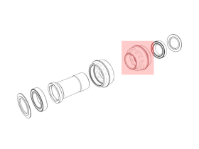 HOPE Replacement Shell for Bottom Bracket PF46 / 24 mm /...