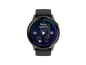 GARMIN Venu 4 | GPS Multisport Smartwatch | 45 mm | Schwarz / Schiefergrau mit Silikon-Armband Schwarz