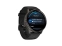 GARMIN Venu 4 | GPS Multisport Smartwatch | 45 mm | Schwarz / Schiefergrau mit Silikon-Armband Schwarz