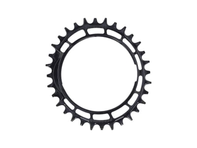 GARBARUK Kettenblatt MTB Oval 1-fach narrow-wide Thread Mount für XX / XX SL Powermeter Spider | 0 mm Offset | schwarz