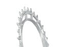 GARBARUK Kettenblatt MTB Oval 1-fach narrow-wide Thread Mount für XX / XX SL Powermeter Spider | 0 mm Offset | silber 34 Zähne
