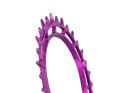 GARBARUK Kettenblatt MTB Oval 1-fach narrow-wide Thread Mount für XX / XX SL Powermeter Spider | 0 mm Offset | lila 34 Zähne