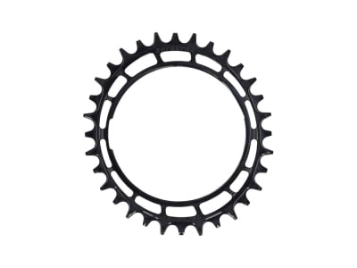 GARBARUK Kettenblatt MTB Oval 1-fach narrow-wide Thread Mount für XX / XX SL Powermeter Spider | 3 mm Offset | schwarz