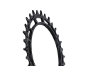 GARBARUK Kettenblatt MTB Oval 1-fach narrow-wide Thread Mount für XX / XX SL Powermeter Spider | 3 mm Offset | schwarz 38 Zähne