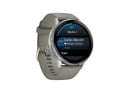 GARMIN Venu 4 | GPS Multisport Smartwatch | 45 mm | Black / Silver with Silicone Wristband Gray