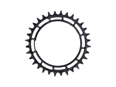 GARBARUK Kettenblatt MTB Round 1-fach narrow-wide Thread Mount für XX / XX SL Powermeter Spider | 0 mm Offset | schwarz 38 Zähne