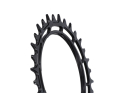GARBARUK Kettenblatt MTB Round 1-fach narrow-wide Thread Mount für XX / XX SL Powermeter Spider | 0 mm Offset | schwarz 38 Zähne
