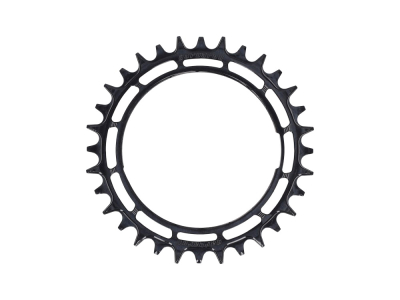 GARBARUK Chainring MTB Round 1-speed narrow-wide Thread Mount for XX / XX SL Powermeter Spider | 3 mm Offset | black 36 Teeth