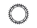 GARBARUK Chainring MTB Round 1-speed narrow-wide Thread Mount for XX / XX SL Powermeter Spider | 3 mm Offset | black 38 Teeth