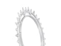 GARBARUK Chainring MTB Round 1-speed narrow-wide Thread Mount for XX / XX SL Powermeter Spider | 3 mm Offset | silver