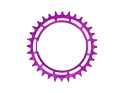 GARBARUK Chainring MTB Round 1-speed narrow-wide Thread Mount for XX / XX SL Powermeter Spider | 3 mm Offset | purple 36 Teeth