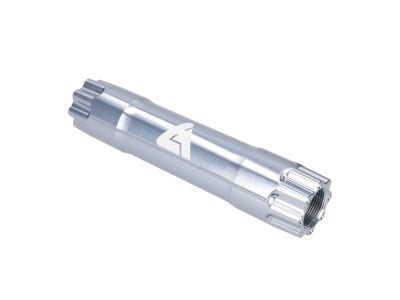 ALUGEAR Crankshaft Boost Wide | for Alugear Stellar Ti Crank | DUB shaft | 133 mm | titanium grey