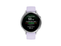 GARMIN Venu 4 | GPS Multisport Smartwatch | 41 mm | Grau / Silber mit Silikon-Armband Lavendelblau